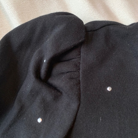 Black Sweater with Rhinestones - Picture 2 of 5